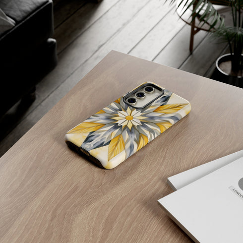 Sunshine Bloom Mosaic - Impact Resistant Phone Case